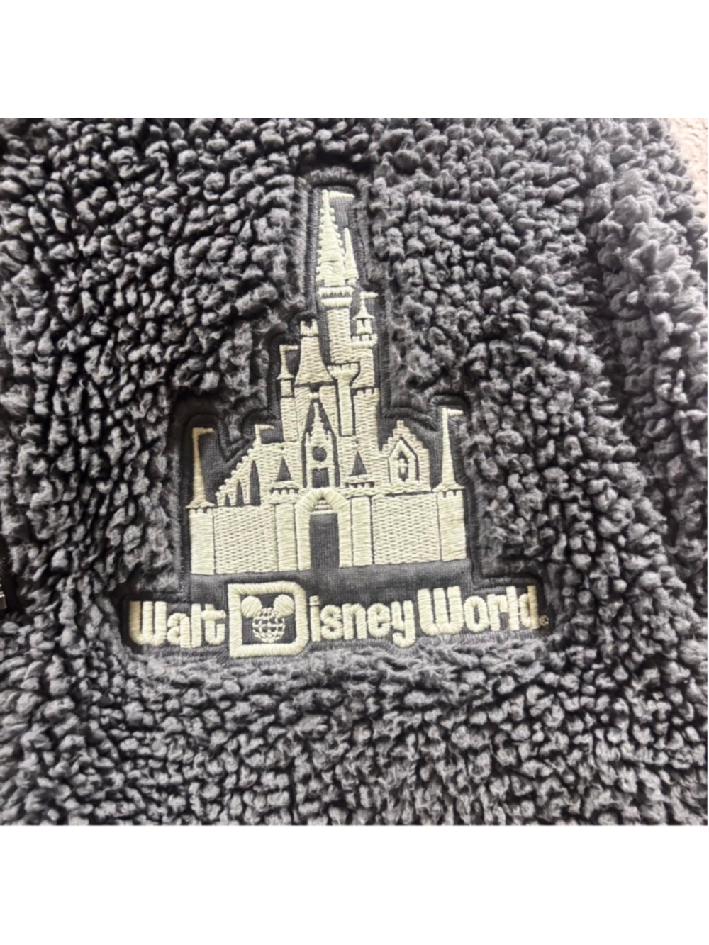 Disney Castle Sherpa Pullover - grey and cream - Picture 2 of 4